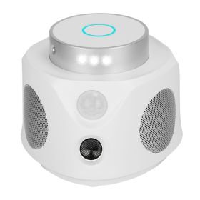 360° Ultrasonic Mice Repellent Indoor Rodent Repeller Mice Rat Squirrel Rodent Chaser with 3 Modes 9 Strobe Lights for Kitchen Living Room Attic Basem