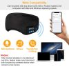 Sleep Eye Mask Wireless Headphones Adjustable Hands-free Skin Friendly Cotton Mask Headsets w/ Speakers Microphone Washable For Insomnia Travel