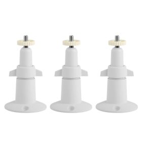 3 Packs Security Camera Wall Mount for Arlo 360°Adjustable Camera Holder Garden Patio Screw Mount Universal Fit for 1/4" Imperial Standard Screw Inter