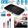 Wireless V5.0 Transmitter Receiver with aptX Low Latency 2-in-1 Wireless 3.5mm Audio Adapter for TV Headphones Speakers PC Sound System Car
