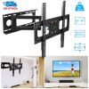 TV Wall Mount Swivel Tilt Full-Motion Articulating Wall Rack For 32in-55in TVs 99lbs Max Bearing Support VESA Up To 400x400mm