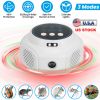 360° Ultrasonic Mice Repellent Indoor Rodent Repeller Rat Squirrel Rodent Chaser with 3 Modes 2 Strobe Lights for Kitchen Warehouse