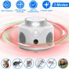 360° Ultrasonic Mice Repellent Indoor Rodent Repeller Mice Rat Squirrel Rodent Chaser with 3 Modes 9 Strobe Lights for Kitchen Living Room Attic Basem