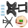Fixed TV Wall Mount Bracket for 14-60in LED/LCD/PLASMA Flat TV VESA 400x400mm -8°~+5° Tilt ±90° Swivel