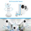 3 Packs Security Camera Wall Mount for Arlo 360°Adjustable Camera Holder Garden Patio Screw Mount Universal Fit for 1/4" Imperial Standard Screw Inter