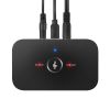 Wireless V5.0 Transmitter Receiver with aptX Low Latency 2-in-1 Wireless 3.5mm Audio Adapter for TV Headphones Speakers PC Sound System Car