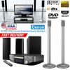 Denon S-302 DVD Home Entertainment System 2 Speaker Home Theater System WiFi 1080P