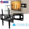 Full Motion TV Wall Mount Swivel Tilt TV Wall Rack Support 37-70” TV Wall Mount Max VESA Up To 600x400mm Holds Up To 99LBS
