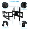 TV Wall Mount Swivel Tilt Full-Motion Articulating Wall Rack For 32in-55in TVs 99lbs Max Bearing Support VESA Up To 400x400mm
