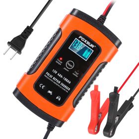 Car Battery Charger 12V 5A LCD Intelligent Auto Motorcycle Boat ATV Recover Pulse Repair (Option: CarBatteryCharger)