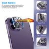 2Packs Ultra HD Camera Lens Protectors 9H Hardness Tempered Glass Camera Lens Protectors Fit for iPhone 14/14Plus/14Pro/14Pro Max/13/13Pro/13Max/12/12